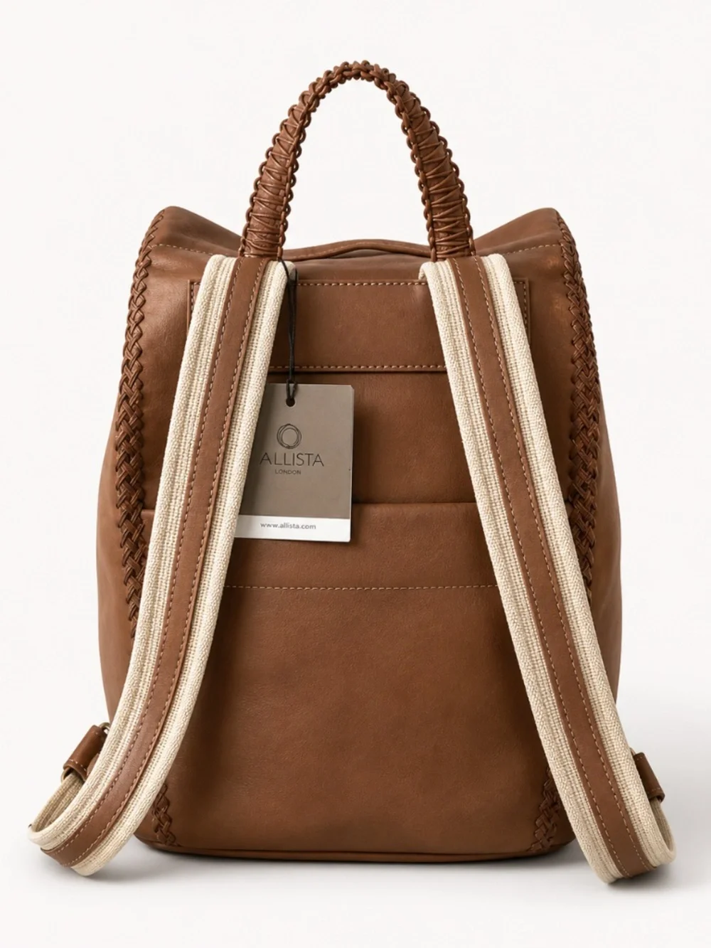 NWT Callista Crafts‎ Signature Leather Tan Oak Backpack